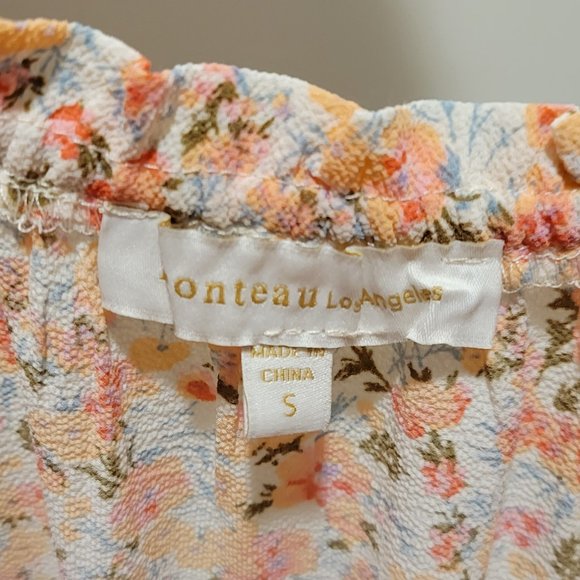 Monteau Semi-Casual Flowered Summer Vacay Dress - Picture 6 of 6